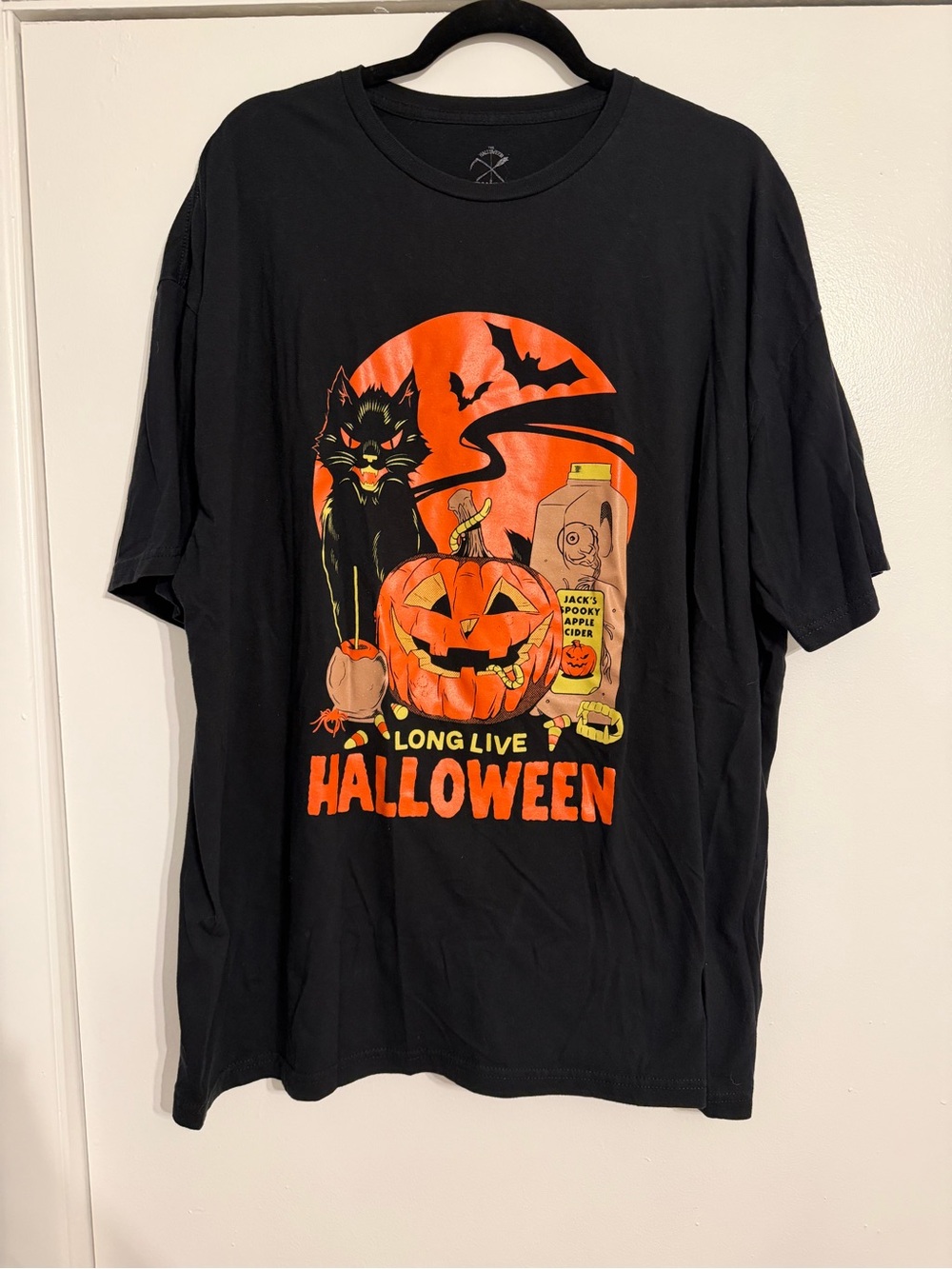 Long Live Halloween Black Graphic Tee - Size 3X